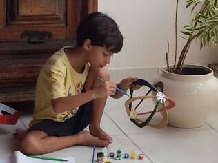Os pais de Lucas evitam cobranças e estimulam os talentos naturais do filho