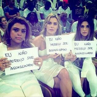 Carolina Dieckmann, Preta Gil e Fernanda Paes Leme protestam nas redes sociais