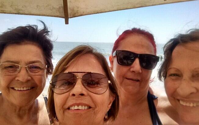 Vanda, Odete, Derlice e Silvia: a selfie que deu certo