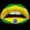 Em época de Olimpíadas, que tal torcer para o Brasil com a bandeira nos lábios?. Foto: Reprodução/Violent Lips