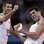 Sidnei e Dante comemoram ponto brasileiro. Foto: AP