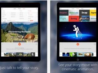 Grátis para iPad, Adobe Voice cria apresentações com voz do usuário, fotos e vídeos