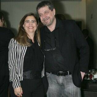 Mayara Magri e Flavio Galvão na pré-estreia de 'O Candidato Honesto' em SP