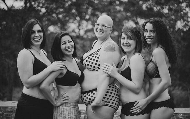 Ensaio fotogr�fico mostra corpo de mulheres depois da gravidez