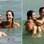 Bruno Gagliasso e Giovanna Ewbank namoram no mar, em dezembro de 2010. Foto: AgNews