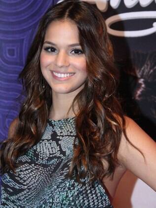 Bruna Marquezine no show da cantora Anitta