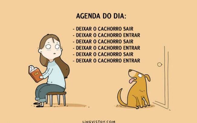 Dia cheio.