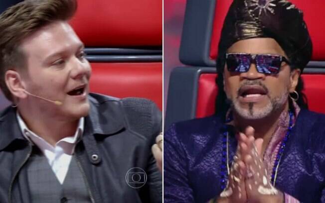 Michel Teló se irrita com Carlinhos Brown no