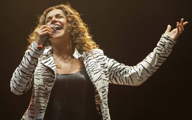 Show da cantora Daniela Mercury durante abertura da 9ª edição da Virada Cultural no Palco Júlio Prestes, em São Paulo