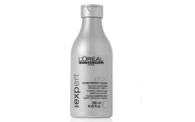 Xampu Silver (L'Oréal), que elimina reflexos amarelados dos grisalhos e brancos: R$ 62,90 (250 ml)
