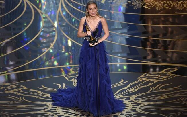 Brie Larson levou o Oscar de melhor atriz por
