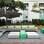 O jardim dos irmãos Beatriz e Eduardo Fernandez Mera em homenagem à Gisele Bündchen tem diferentes lounges que oferecem visão panorâmica. Foto: Divulgação