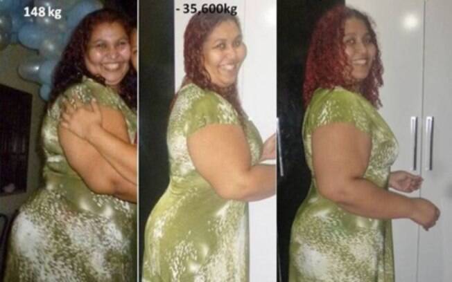 Mudanças no corpo de Ivany desde que ela começou a usar o Dieta e Saúde