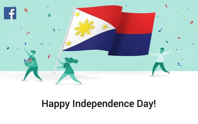 Representação da bandeira das Filipinas pelo Facebook indica que o país está em guerra