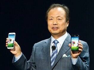 Galaxy S4, novo smartphone da Samsung, é apresentado em Nova York (EUA)