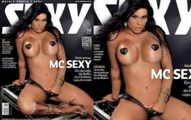 No mesmo mês, a funkeira MC Sexy, foi capa da Sexy