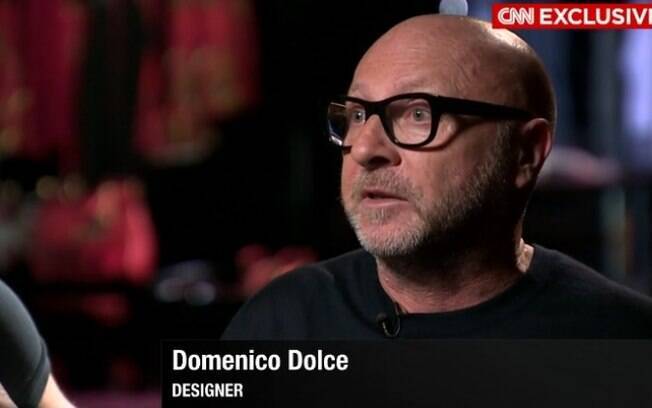 Domenico Dolce fala à rede CNN