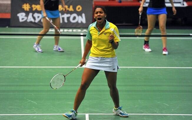 Luana Vicente, atleta brasileira de badminton