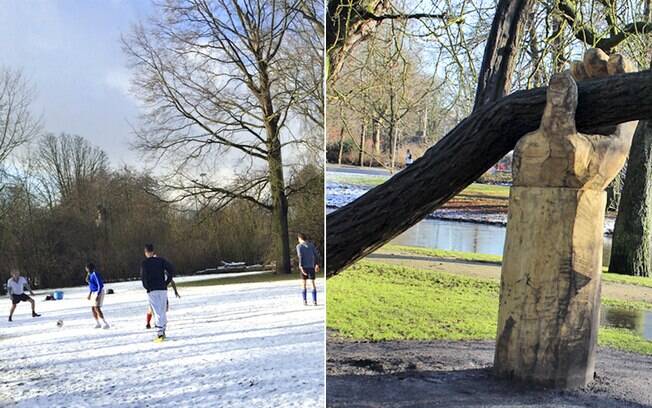 Mesmo sendo permitido transar no Vondelpark, o parque é muito familiar 