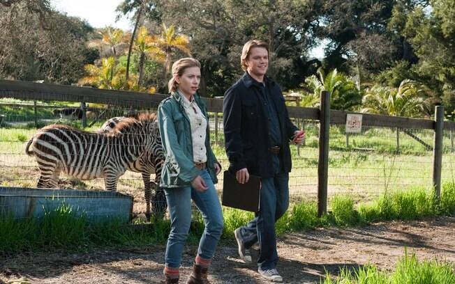 Scarlett Johansson e Matt Damon em 'Compramos um Zoológico'