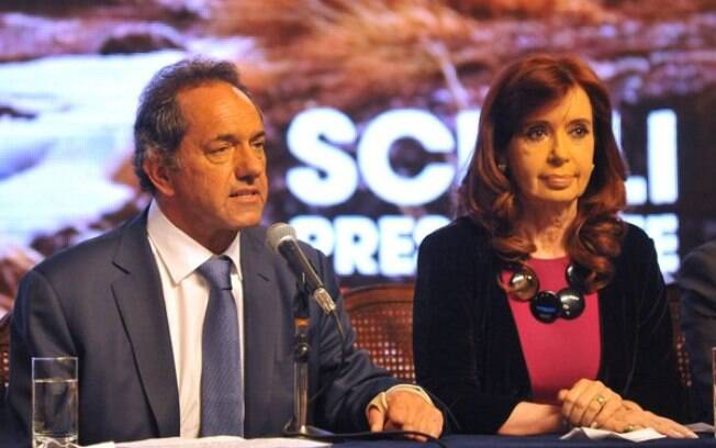 Daniel Scioli e Cristina Kirchner