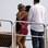 Paris Hillton agarra uma amiga em um passeio de iate em St. Tropez em 2010 . Foto: Grosby Group/ SplashNews