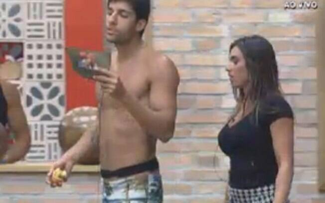 Diego anunciando nova punição