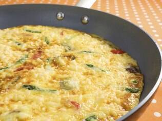 Omelete pode entrar na dieta