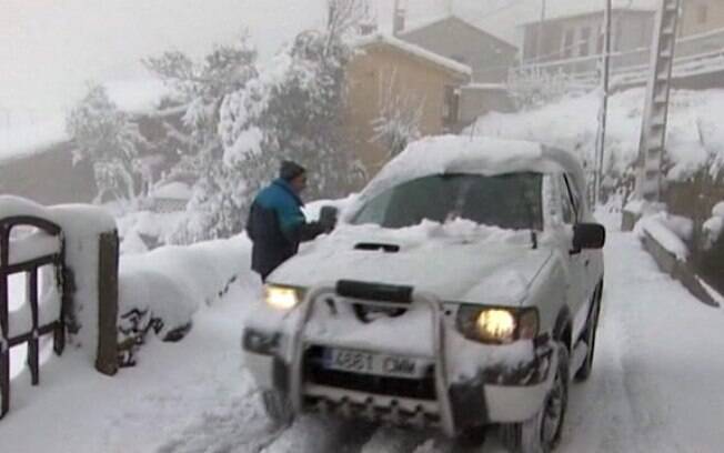 No norte da Europa, na Suécia, recordes foram quebrados com maiores volumes de neve em 50 anos