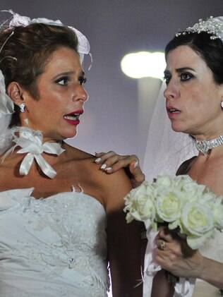Sueli e Fátima se casaram no final da primeira temporada de 'Tapas e Beijos', em 2011