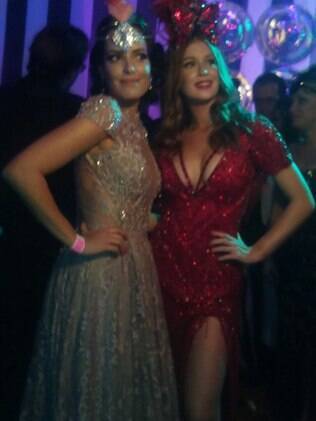 Marina Ruy Barbosa no baile de carnaval do Copacabana Palace 2015