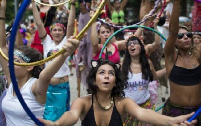 Bloco das Mulheres Rodadas reuniu 3 mil pessoas no Rio em 2015 Bloco das Mulheres Rodadas reuniu 3 mil pessoas no Rio em 2015