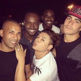 Sheik com David Brazil, Thiaguinho, Thiago martins, Rafael Zulu