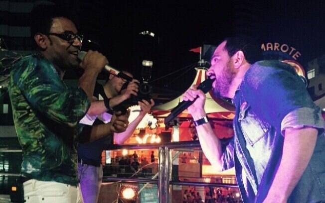 Luciano participa de show de Pablo em Salvador