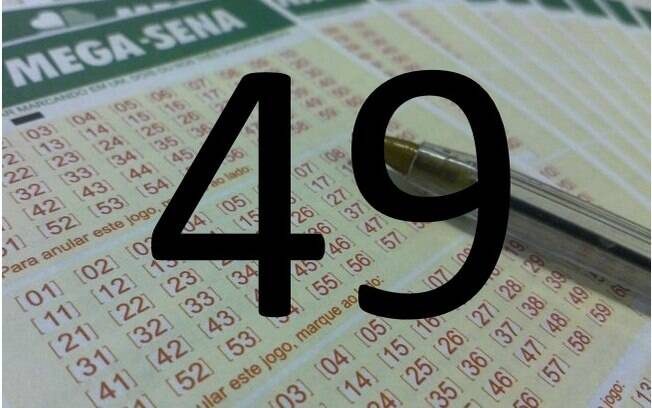 O 49 saiu em 179 sorteios – 42 vezes a mais do que os lanternas da Mega-Sena, 22 e 26. Foto: Divulgação