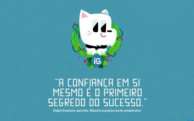A confiança em si mesmo é o primeiro segredo do sucesso