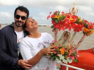 Fafá de Belém com o Padre Fábio de Melo