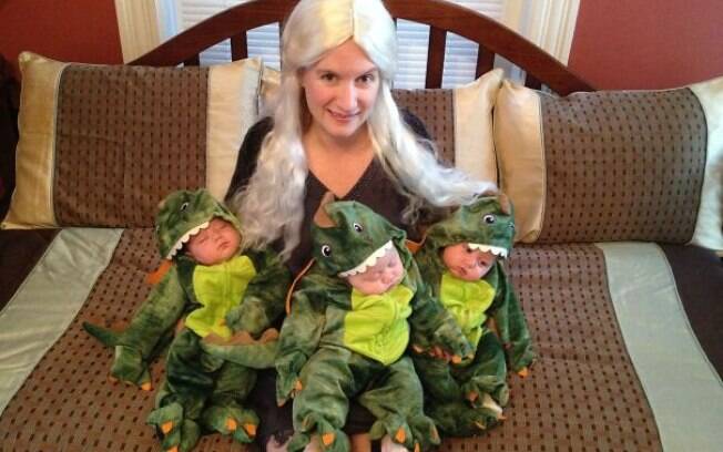 Daenerys Targaryen (Fantasias de pais e filhos pra usar no Dia das Bruxas)