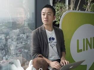Naotomo Watanabe, um dos designers da Line