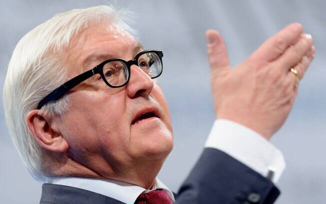 O ministro de Relações Exteriores alemão, Frank-Walter Steinmeier: chocado com cenas que viu