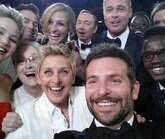 Selfie do Oscar bate recorde no Twitter