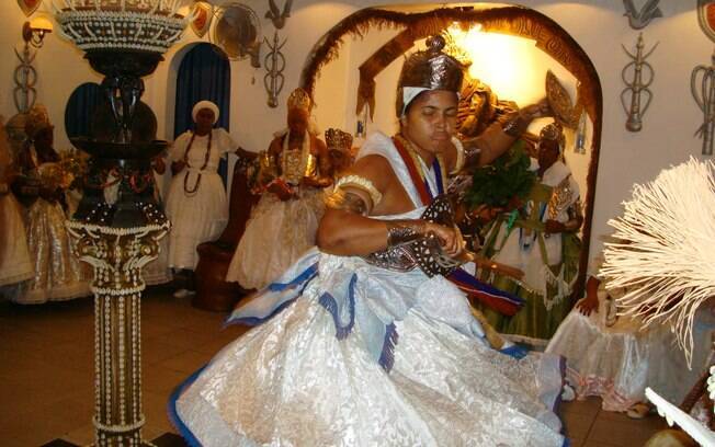 Ogum incorporado em terreiro de candomblé de Salvador