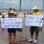 Na Bahia, manifestantes seguram cartazes contra Dilma Rousseff e o ministro Dias Toffoli, do STF. Foto: iG Bahia