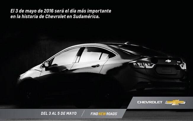 Comunicado da GM confirma data de lançamento do novo Cruze para a imprensa da América do Sul Comunicado da GM confirma data de lançamento do novo Cruze para a imprensa da América do Sul