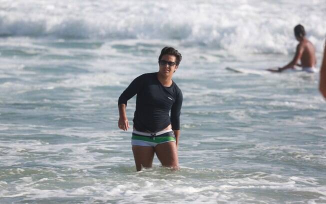 Recentemente, ela apareceu em uma praia do Rio e mostrou a nova silhueta, agora sem seios. Foto: Dilson Silva/Agnews
