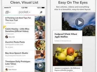 Pocket armazena páginas web para leitura no celular e tablet