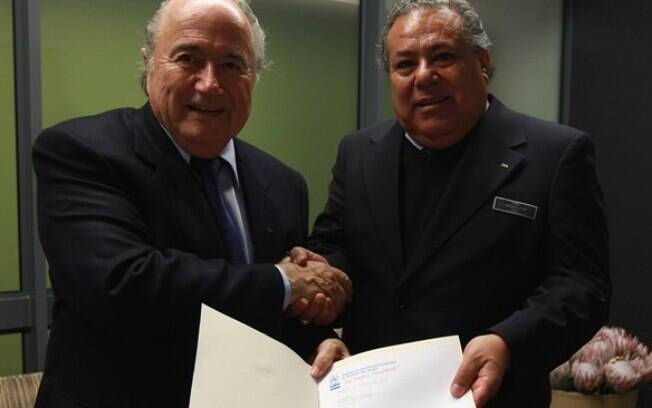 Julio Rocha, dirigente máximo da Federação Nicaraguense de Futebol. Foto: FIFA/ Divulgação