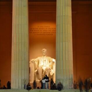 O Lincoln Memorial está entre os monumentos mais visitados de Washington