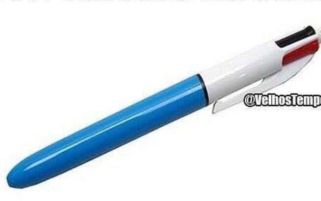 Caneta de 4 cores