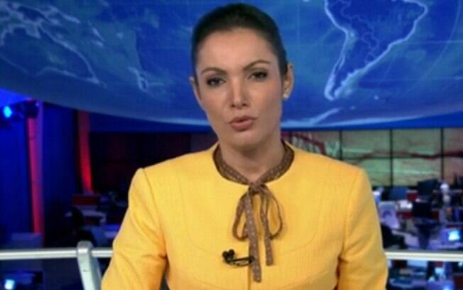 A roupa amarela de Patricia Poeta no 'Jornal Nacional' virou piada nas redes sociais